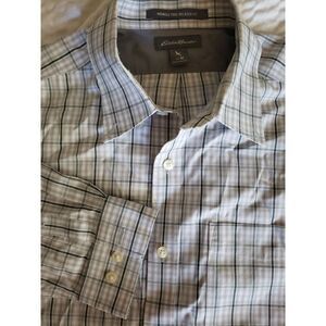 Eddie Bauer Casual Shirt Button‎ Up Long Sleeve Mens Size M Medium Plaid